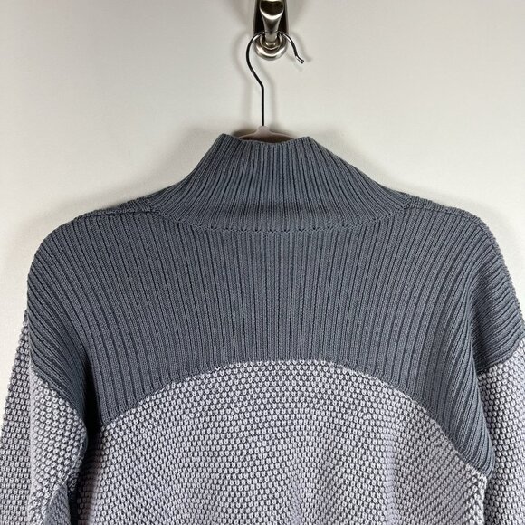 Lululemon Logo Warm & Restore Merino Wool Turtleneck Tunic Knit Sweater Women 10 - Picture 7 of 9